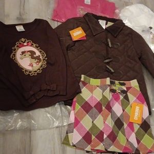 GYMBOREE 4PC PONY CLUB BUNDLE NWT 3T RETAIL 475